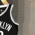 NBA Brooklyn Nets V-Neck Black 75th anniversary Jersey HARRIS#12 S-XXL