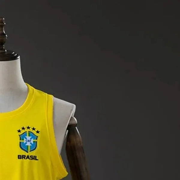 2026 Brazil x Jordan Training Yellow Vest Fan version