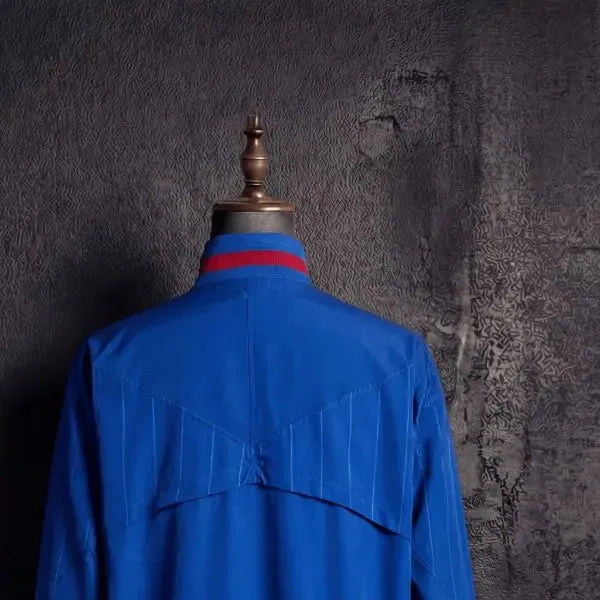 202526 Barcelona Blue Jacket Windbreaker Sport Unifom