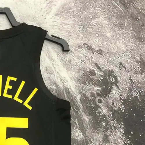 NBA Utah Jazz V-Neck Black Jersey MITCHELL#45 S-XXL