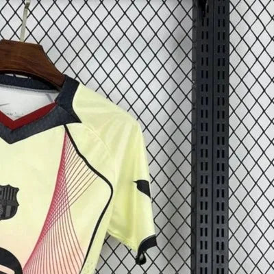 202526 Barcelona yellow pink special edition Jersey Fan Version