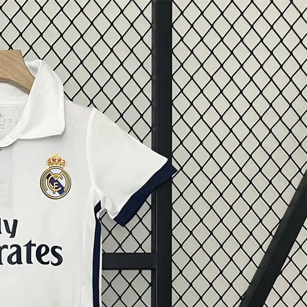 Retro Real Madrid 1617 home jersey Kid Kits Size 16-28