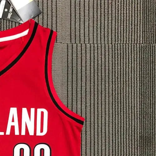 NBA Portland Trail Blazers V-Neck Red Jersey ANTHONY#00 S-XXL