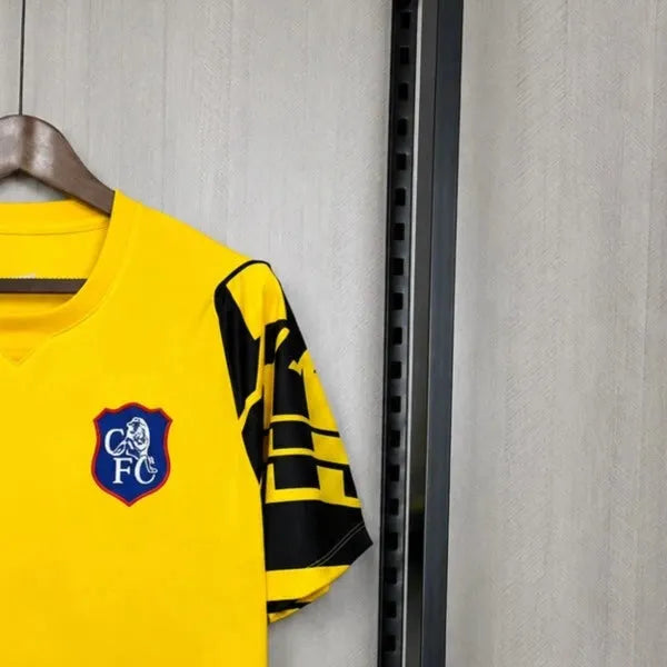 202627 Chelsea Vintage Style Yellow Jersey Fan Version