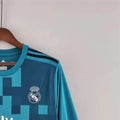 Retro Real Madrid 1718 long sleeve third away jersey Fan Version