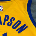 NBA Golden State Warriors V neck Yellow Jersey THOMPSON#11 S-XXL