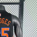 NBA 2026 New York Knicks Black jersey BRIDGES#25