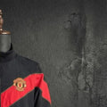 200607 Vintage Style Manchester United Black Windbreaker Sport Unifom jersey