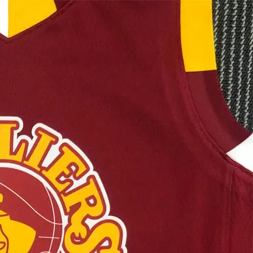 NBA Cleverland Cavaliers V-Neck Red 75th Anniversary IRVING#2 jersey S-XXL