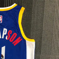 NBA Golden State Warriors V-Neck Mexico Edition 75th Anniversary Blue Jersey THOMPSON#11 S-XXL