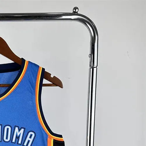 NBA Oklahoma City Thunder V-Neck Blue Jersey HOLMGREN#7 S-XXL