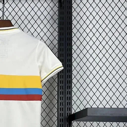 202425 Colombia 100th Anniversary White jersey Kid Kits Size 16-28