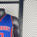 NBA Detroit Pistons 2023 CUNNINGHAM#2 Swingman Blue Jersey S-XXL