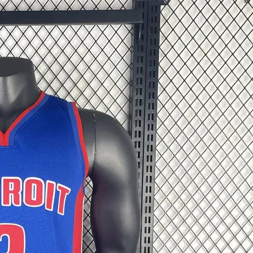 NBA Detroit Pistons 2023 CUNNINGHAM#2 Swingman Blue Jersey S-XXL
