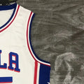 NBA Philadelphia 76ers V-Neck White Jersey SIMMONS#25 S-XXL