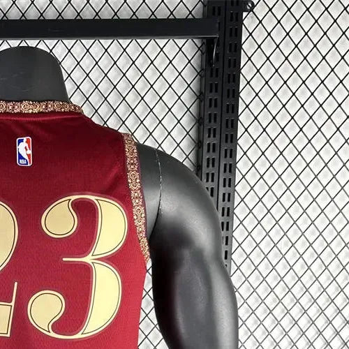 NBA Cleverland Cavaliers 2024 Round Neck Red jersey JAMES#23 S-XXL