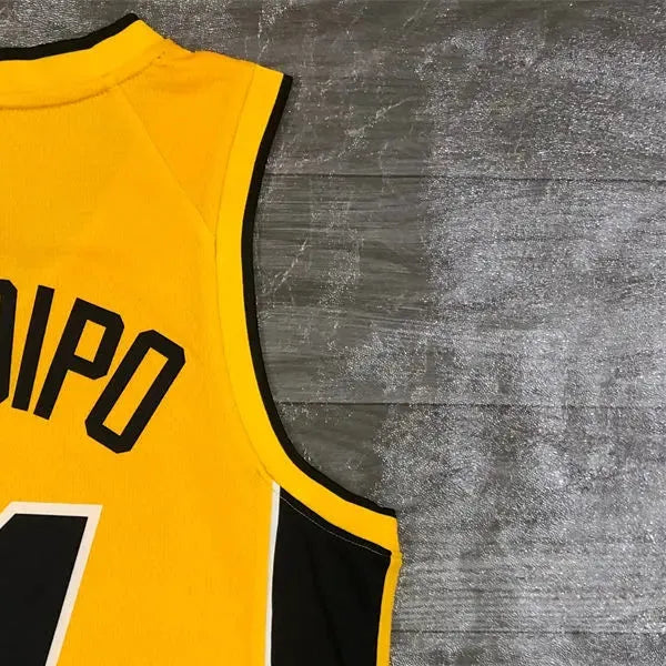 NBA Miami Hearts V-Neck Yellow Jersey OLADIPO#4 S-XXL