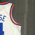 NBA New York Knicks Round Neck White jersey ROSE#4 S-XXL