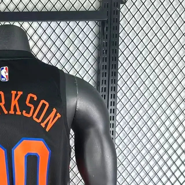 NBA 2026 New York Knicks Black jersey CLARKSON#00