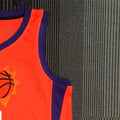 NBA Phoenix Suns V-Neck Orange 75th Anniversary BOOKER#1 jersey S-XXL