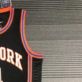 NBA New York Knicks Round Neck Black 75th Anniversary jersey ROSE#4 S-XXL
