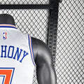 NBA New York Knicks 2019 Round Neck White jersey ANTHONY#7 S-XXL