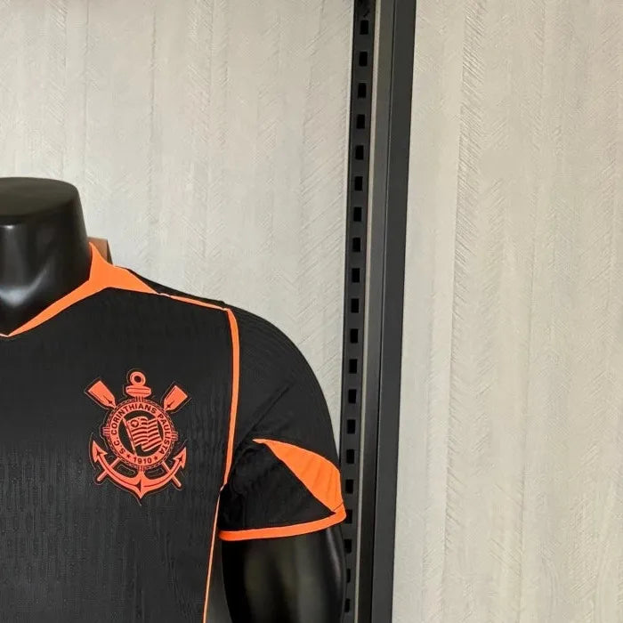202526 Corinthians Second Away Jersey Player Version