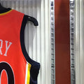 NBA Golden State Warriors V neck Orange Jersey CURRY#30 S-XXL