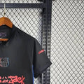 202425 Barcelona Away x Travis Scout Special Edition Jersey Fan Version