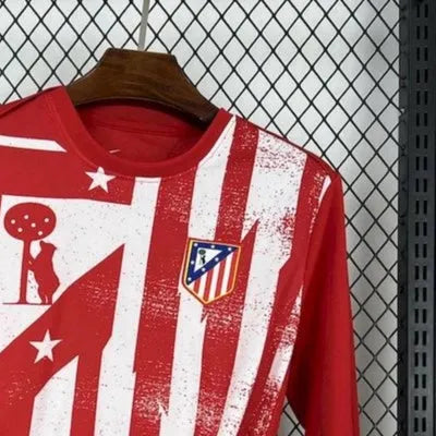 202526 Atletico Madrid Pre-Match training Long Sleeves jersey Fan Version