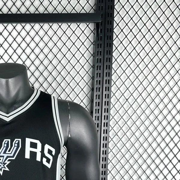 NBA San Antonio Spurs FOX#4 202223 Black Icon Edition Swingman Jersey S-XXL