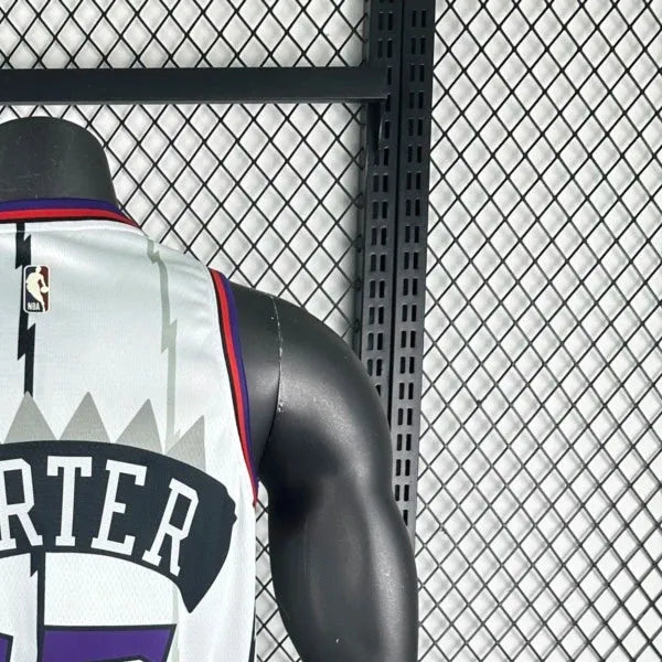 NBA Toronto Raptors Round Neck White CARTER#15 jersey S-XXL