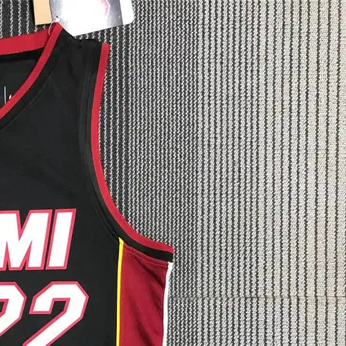 NBA Miami Hearts V-Neck Black 75th Anniversary Jersey BUTLER#22 S-XXL