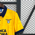 Retro Lazio 1991 Away yellow jersey Fan Version