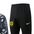 202425 Brazil Black Jacket Training Suit Set Football Team Shirt Sports Fashion