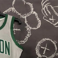 NBA Boston Celtics Round Neck Grey Jersey S-XXL