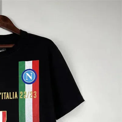 202324 Naples Black Jersey Fan Version