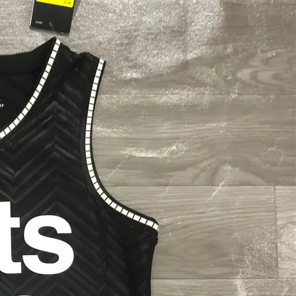 NBA Brooklyn Nets V-Neck Black Jersey HARRIS#12 S-XXL