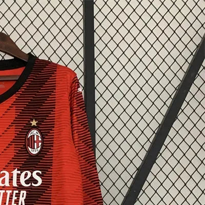 2324 AC Milan home Long Sleeve jersey Fan Version