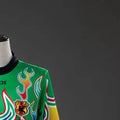 Retro Japan 1998 Goalkeeper Green Fireworks jersey Fan Version