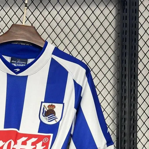 Retro Real Sociedad 0203 Home jersey Fan Version
