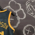 NBA Golden State Warriors V-Neck Black Jersey S-XXL