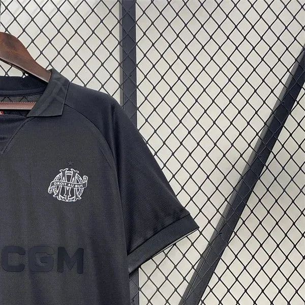 2425 Olympique de Marseille 125th Anniversary Black Jersey Fan Version