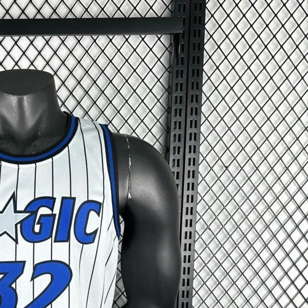 NBA Orlando Magic 2025 Round Neck Home White Jersey O'NEAL#32 S-XXL