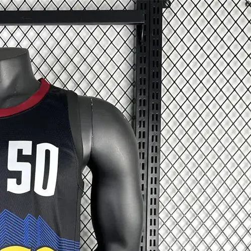 NBA Denver Nuggets 2024 City Edition Round Neck Black jersey GORDON#50 S-XXL