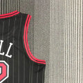 NBA Chicago Bulls Round Neck Black 75th AnniversaryJersey BALL#2 S-XXL