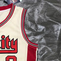 NBA Portland Trail Blazers V-Neck White Jersey McCOLLUM#3 S-XXL
