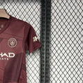 202425 Manchester City Third Away jersey Kid Kits Size 16-28