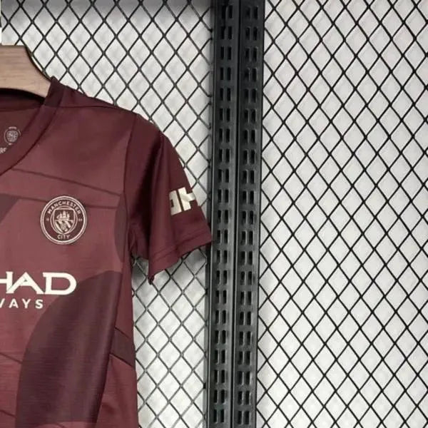 202425 Manchester City Third Away jersey Kid Kits Size 16-28