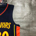 NBA Golden State Warriors V neck Black Jersey CURRY#30 S-XXL
